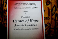 Heroes of Hope Awards Luncheon - 11/15/2016 - Catholic Enrichment Center