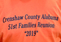 Crenshaw County Alabama 51st Family Reunion 2019