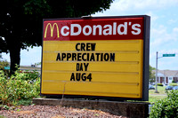 McDonalds Staff Appreciation Day 8/4/2021 - Ira Sals, Owner